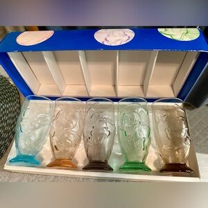 1996 Disney Characters Glass Set | K.Onishi